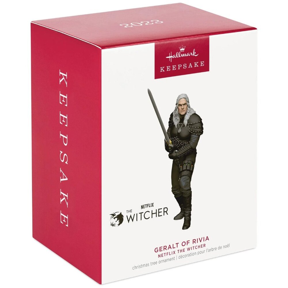New! The Witcher Geralt of Rivia Hallmark Keepsake Ornament 2023 Netflix TV Show